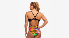 Costum înot Femei Funkita Diamond Back One Piece - Sunset City