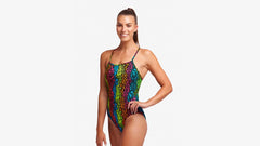 Costum înot Femei Funkita Single Strap One Piece - Sunset West