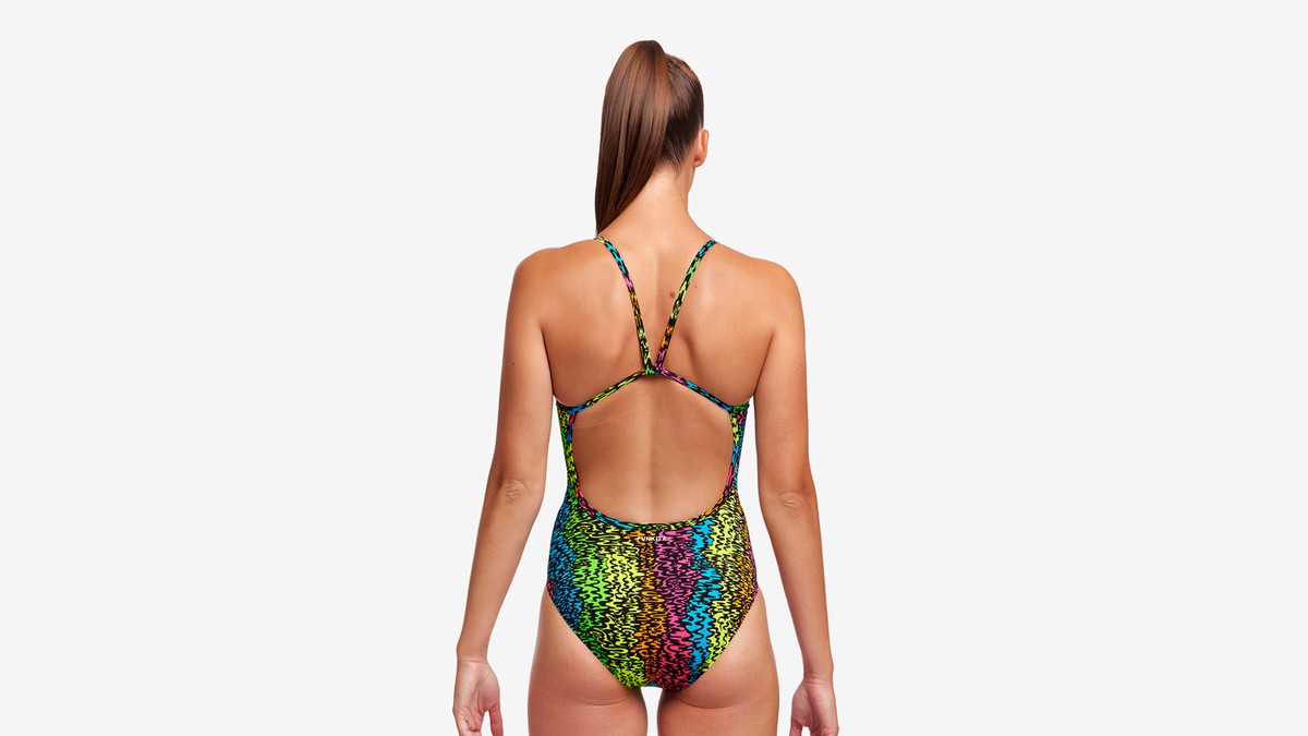 Costum înot Femei Funkita Single Strap One Piece - Sunset West