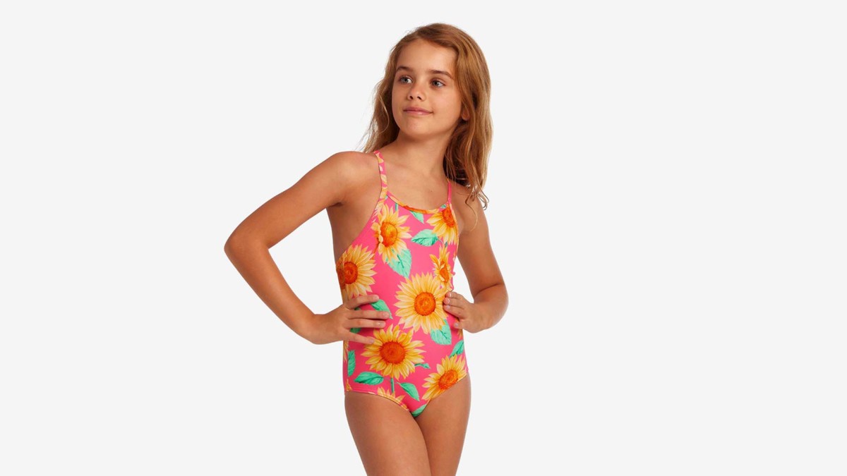 Costum înot Copii Funkita Printed One Piece Cher