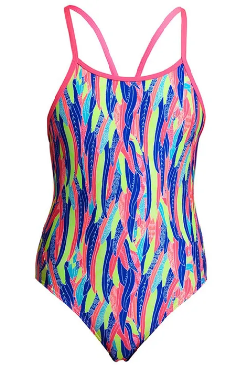 Costum înot Fete Funkita Diamond Back One Piece - Wing Tips