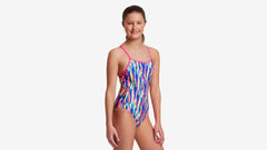 Costum înot Fete Funkita Diamond Back One Piece - Wing Tips