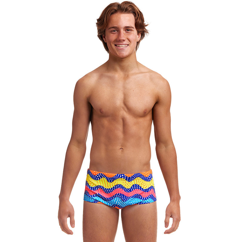 Slipi băieți Funky Trunks Sidewinder - Rocky Wave