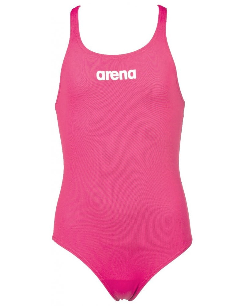 Costum înot Arena Solid Swim Pro Jr. (roz-frezie)