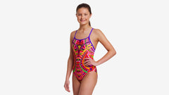 Costum înot Fete Funkita Diamond Back One Piece - Primal Party