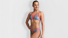 Costum înot Fete Racerback Two Piece - Moon Shine