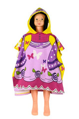 Poncho copii microfibră (59 x 61)