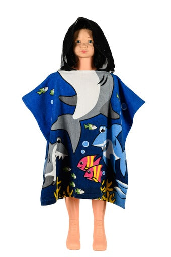 Poncho copii bumbac (58 x 65)