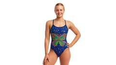 Costum înot Femei Funkita Diamond Back One Piece - B-Fly