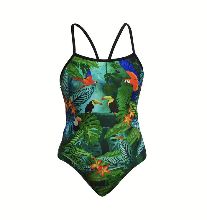 Costum înot Femei Funkita Single Strap One Piece - Lost Forest