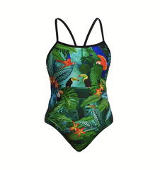 Costum înot Fete Funkita Single Strap One Piece - Lost Forest