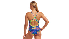 Costum înot Femei Funkita Diamond Back One Piece - Palm A Lot