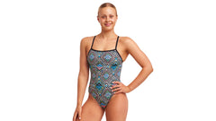 Costum înot Femei Funkita Single Strength One Piece - Weave Please