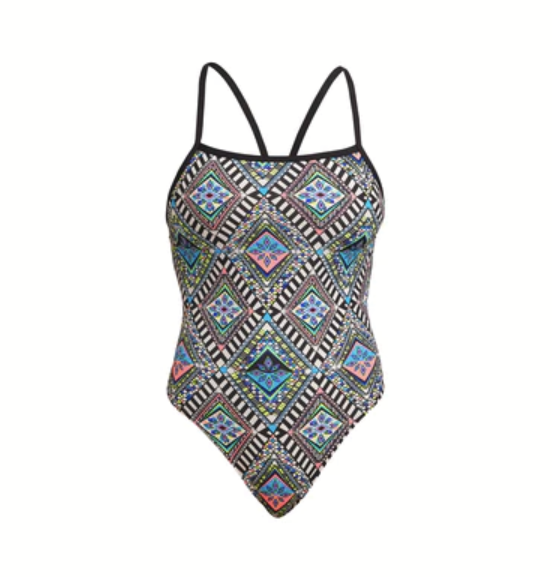 Costum înot Femei Funkita Single Strength One Piece - Weave Please