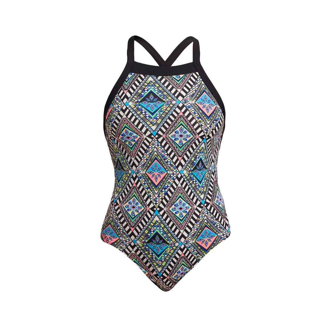Costum înot Femei Funkita Sky Hi One Piece - Weave Please