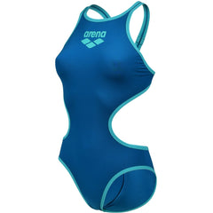 Costum înot femei Arena One Biglogo (Blue-Cosmo-Water)