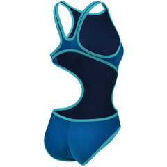 Costum înot femei Arena One Biglogo (Blue-Cosmo-Water)