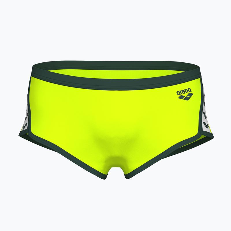 Slip înot bărbați Arena Icons Swim Low Waist Short (lime/dark)