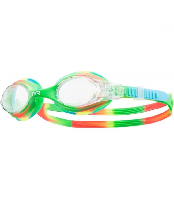 Ochelari copii TYR Swimple TIE-DYE (green-orange)