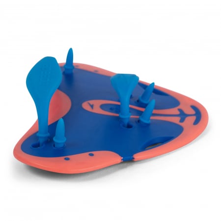 Palmare inot adulti Speedo Biofuse albastru/portocaliu