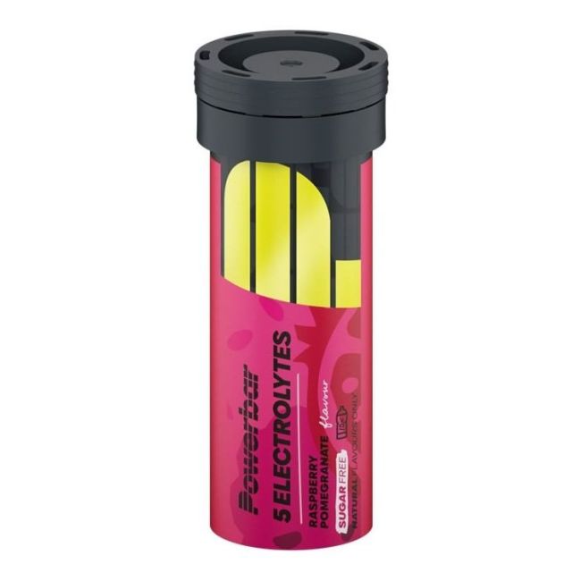 Powerbar - pastile efervescente hidratare și mineralizare 5 Electrolytes - raspberry 10x4.2gr
