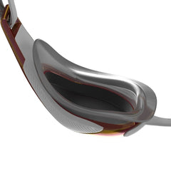 Ochelari înot competiție Speedo Fastskin Hyper Elite Mirror (Alb/Auriu)