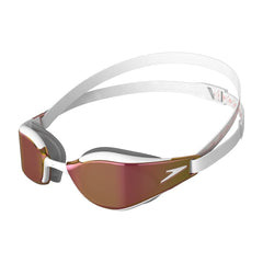 Ochelari înot competiție Speedo Fastskin Hyper Elite Mirror (Alb/Auriu)