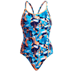 Costum înot femei Funkita Diamond Back One Piece - Swan Song