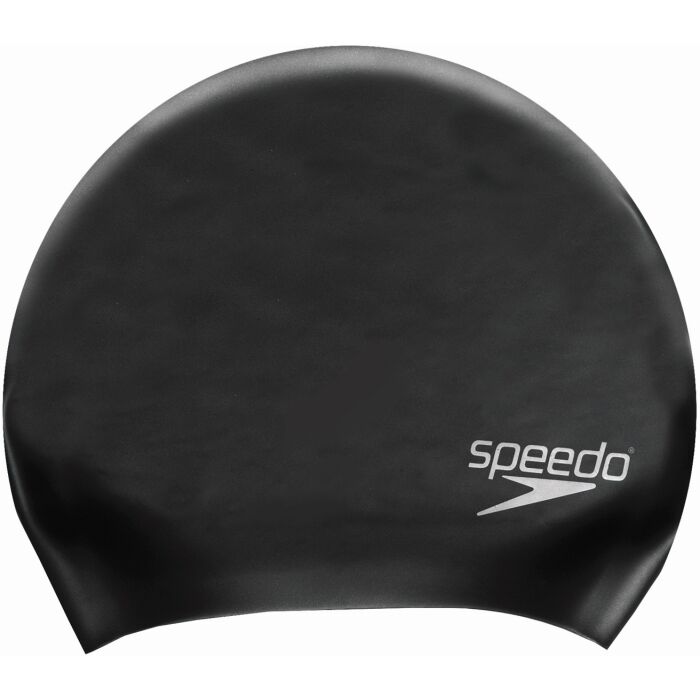 Cască înot din silicon pentru păr lung Speedo (negru)
