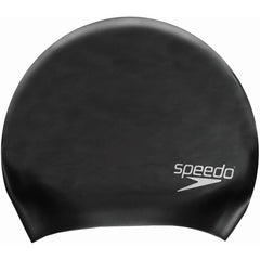 Cască înot din silicon pentru păr lung Speedo (negru)