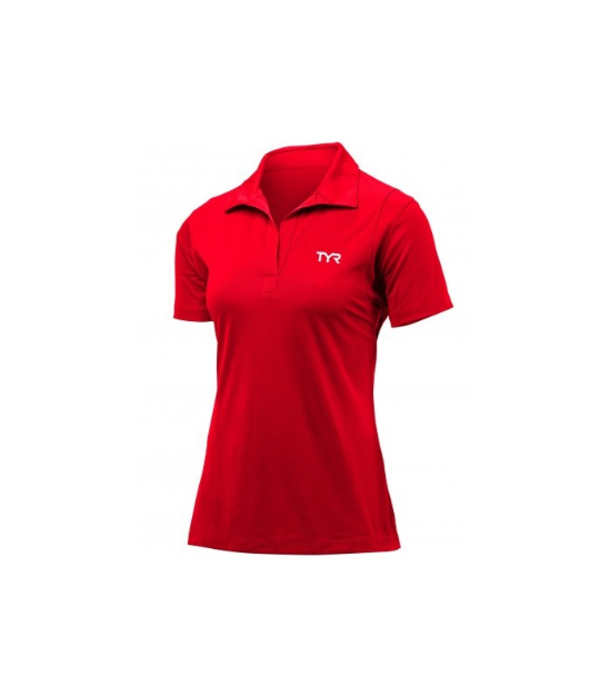 Tricou Femei TYR Tech Alliance Polo (Rosu)