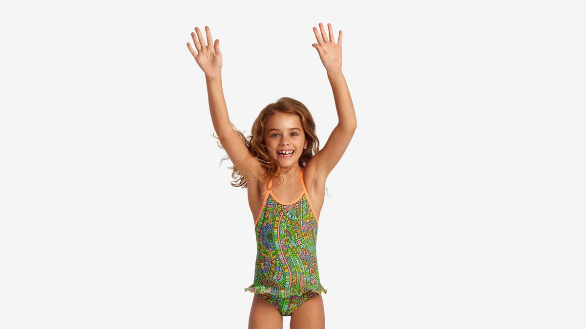 Costum fetițe Funkita One Piece - Minty Mixer