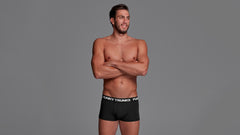 Boxeri lenjerie bărbați Funky Trunks Black Attack