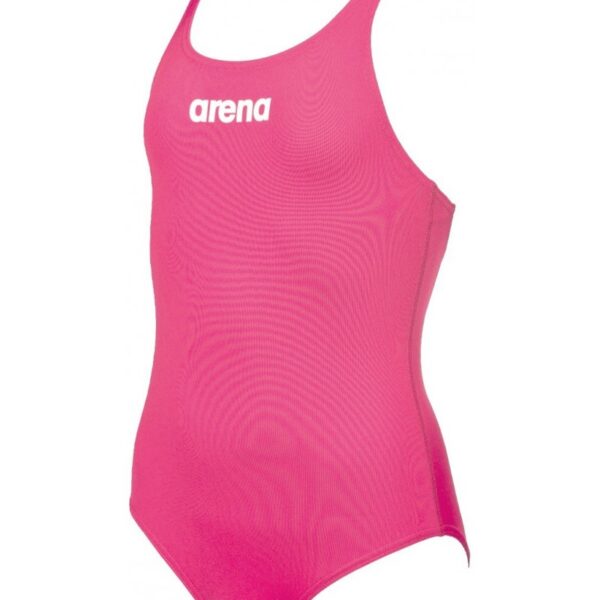 Costum înot femei Arena Solid Swim Pro (roz-frezie)