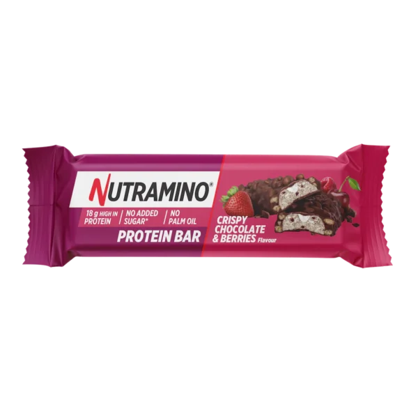 Baton proteic Nutramino „Crsipy Chocolate & Berries”